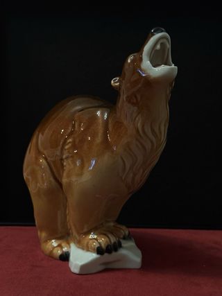 Oso de cerámica vintage