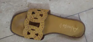 Ciabatte donna Alesya oro/giallo