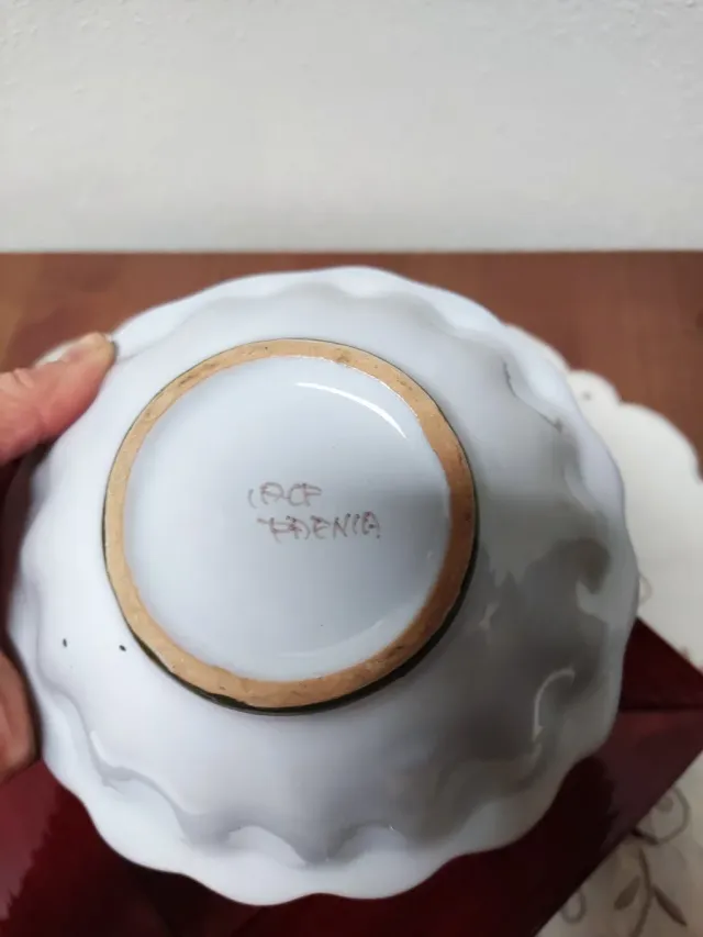 Ciotola ceramica Faenza decorata