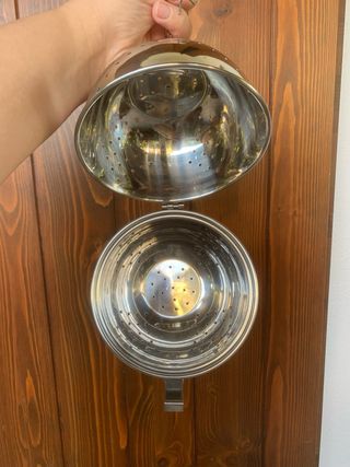 Cuoci riso in metallo