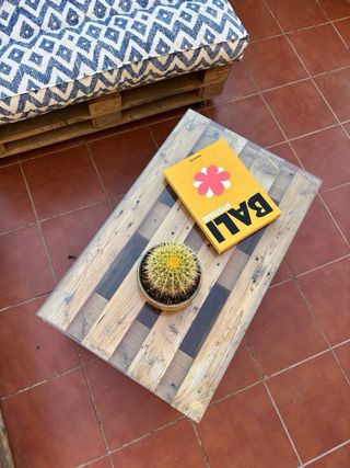 Set Sofás de Palets y Mesa Centro