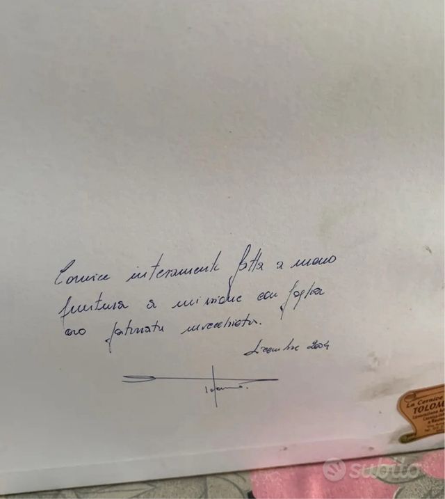 Dipinto olio su tela natura morta fiori