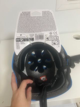 Casco Bicicleta Infantil Avengers Azul