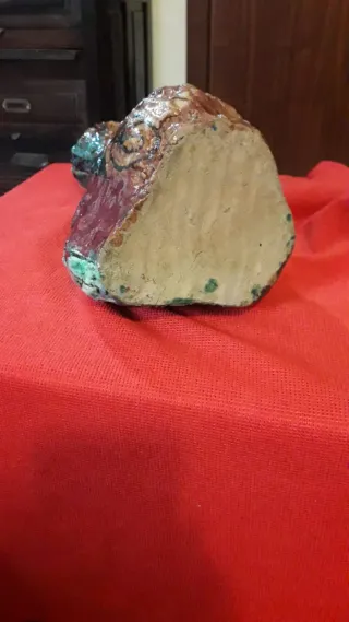 Vaso/scultura in ceramica surrealista, anni '70