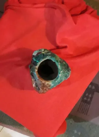 Vaso/scultura in ceramica surrealista, anni '70