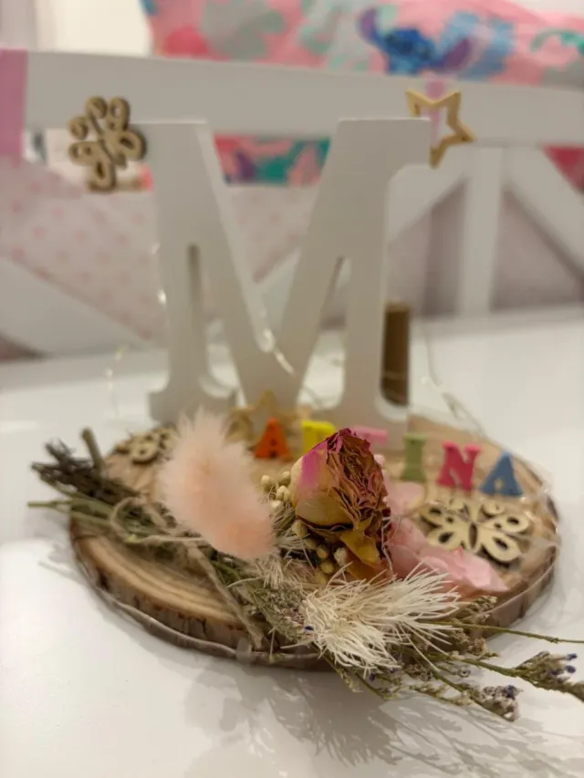 Decoración infantil comunión bautizo letras