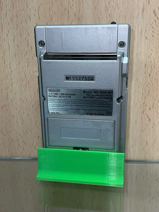 Nintendo Game Boy Pocket Plata + soporte