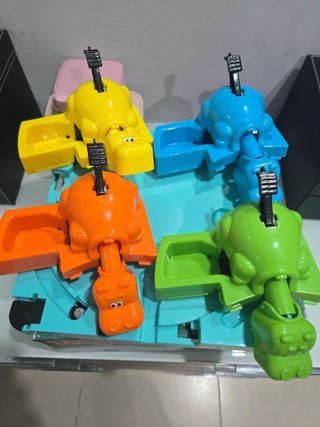 Juego Tragabolas 4 Hipopótamos