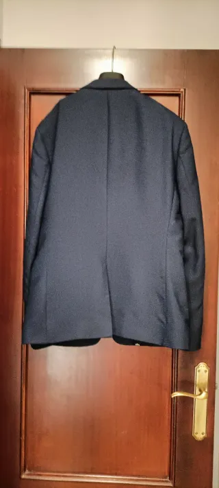 Americana hombre azul y corbata