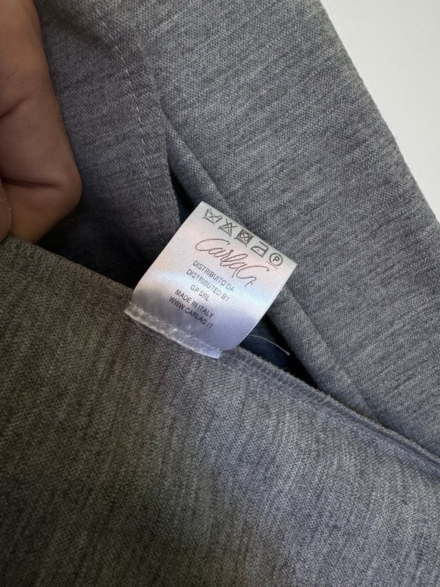 Giacca Carla G grigia con cintura