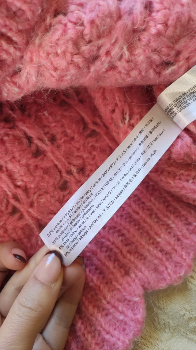 Jersey Zara Lana y Alpaca Talla XS/S