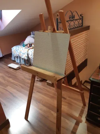 Caballete pintor de madera Recoger en Arroyomolino