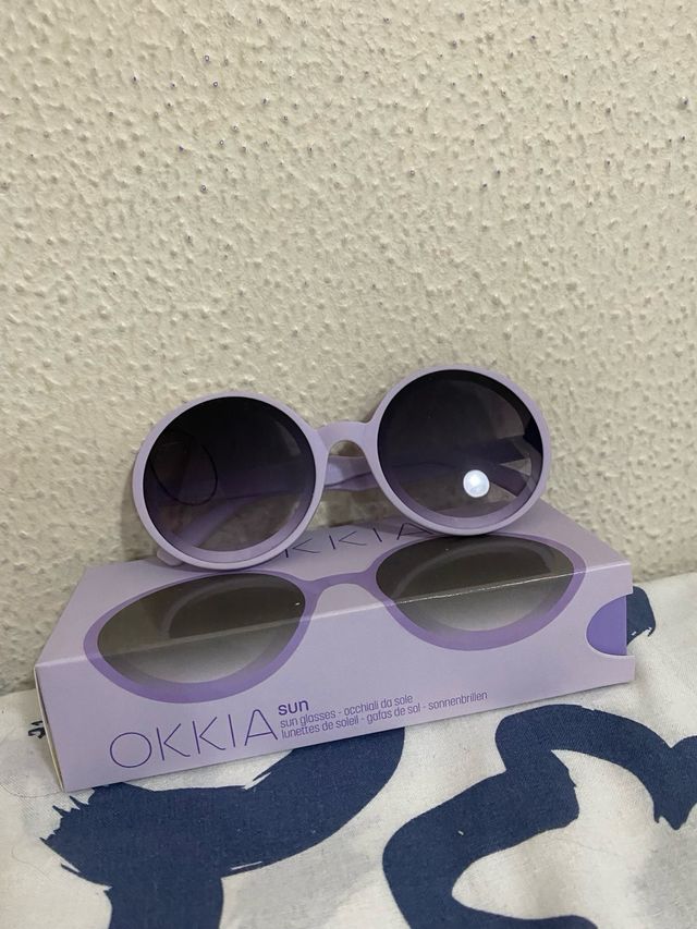 Gafas de sol Okkia moradas y negras