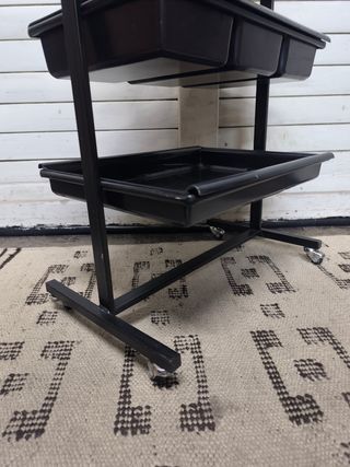 Carro vintage oficina metal y plástico