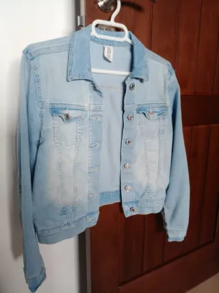 Chaqueta vaquera de niña 9/10 años