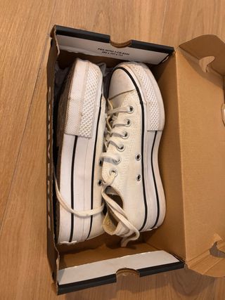 Converse Blancas Plataforma