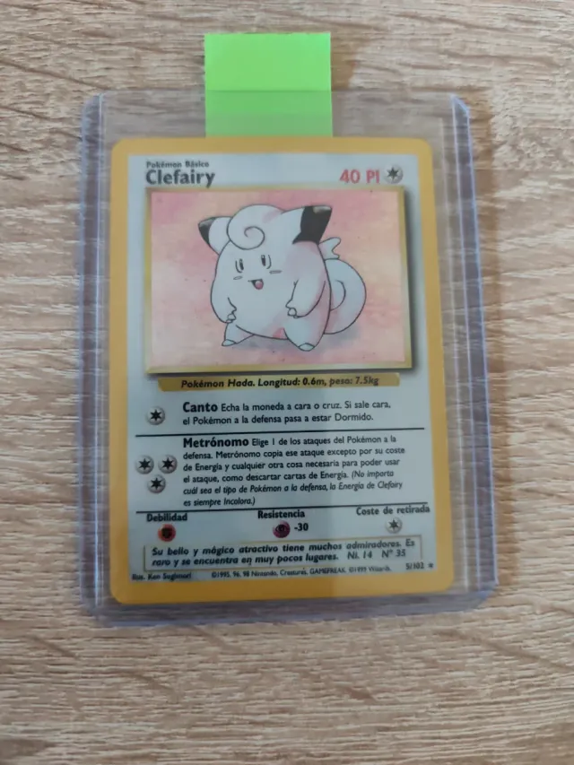 Set base di carte Pokémon Clefairy Holo