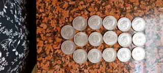 Monedas 5 Ptas Franco 1949 (16 unidades)