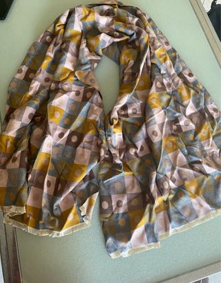 Foulard a quadri e pois duplex