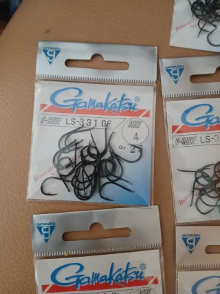 Anzuelos Gamakatsu LS-331 OF (25 unidades) 10 por