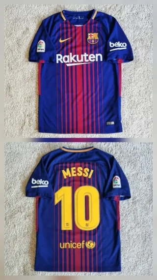 FCB 2017/18. Talla S. MESSI ORIGINAL BOTA DE ORO 
