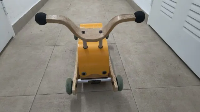 Triciclo 2 en 1 en madera