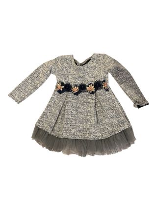 Vestido de niña invierno con chaleco