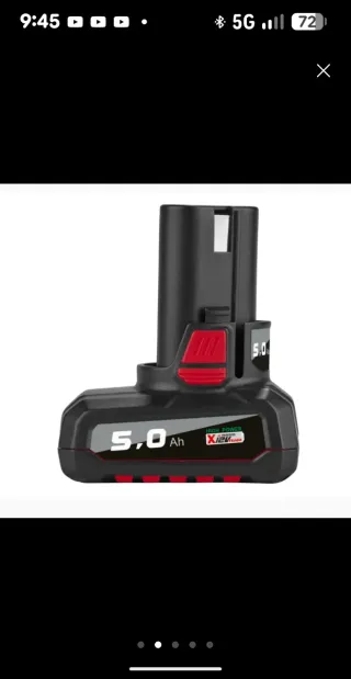 Llave impacto + lijadora + batería 5Ah