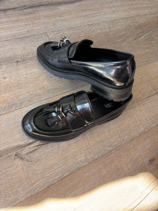 Mocasines Zara Negros Talla 38