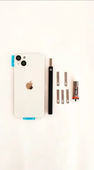 Kit Tapa Trasera completa para iPhone 14 Plus Blan