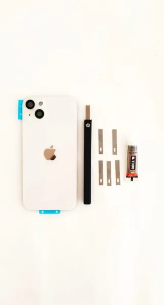 Kit Tapa Trasera completa para iPhone 14 Plus Blan