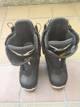 Tabla, fijaciones y botas de snow