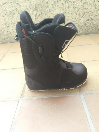 Tabla, fijaciones y botas de snow