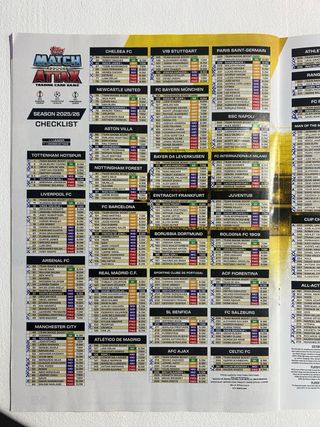 Revista Cromos Match Attax Temporada 2025/26