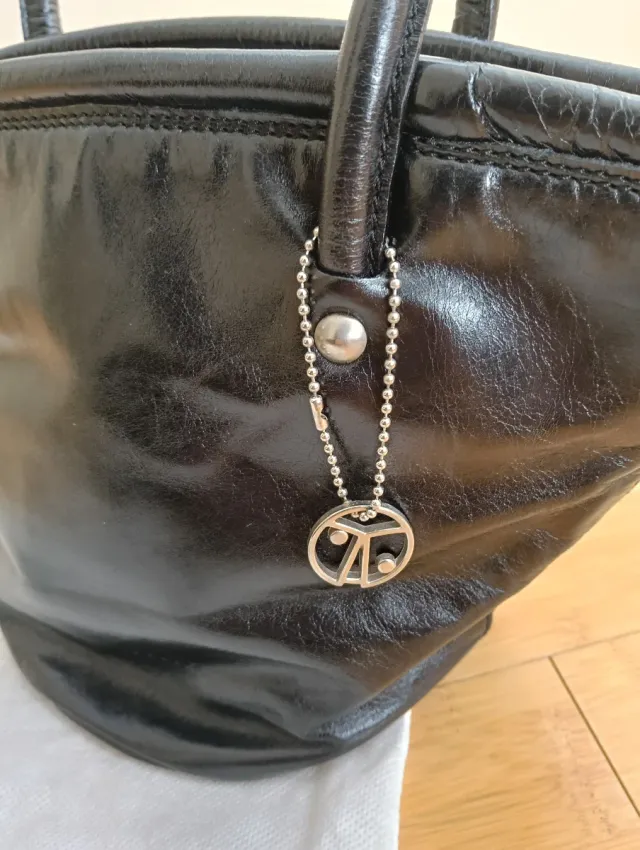 Borsa Coccinelle vintage pelle nera