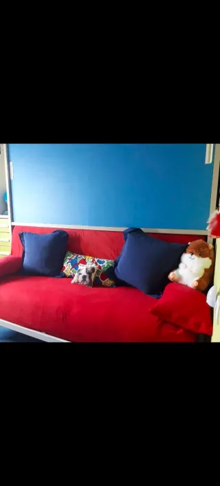 Cama plegable con armario