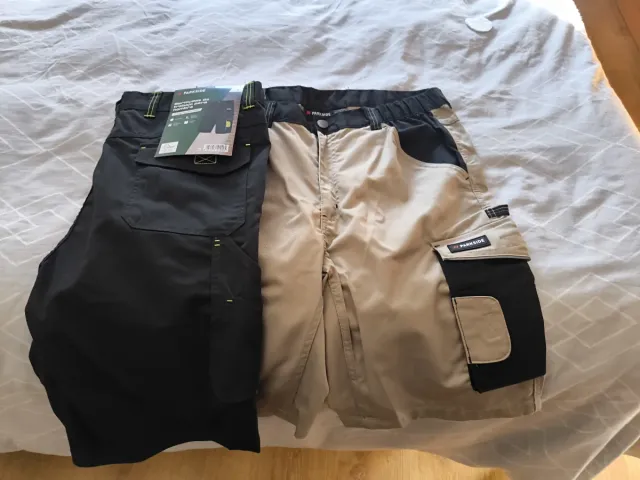 Bermudas PARKSIDE hombre beige y negro