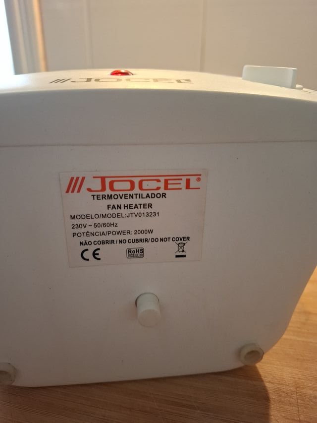 Termo ventilador JOCEL blanco