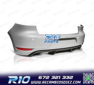 PARAGOLPES TRASERO PARA VOLKSWAGEN VW GOLF 6 08-12 LOOK GTI
