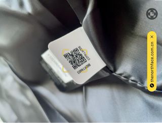 Casaco The North Face Preto e Branco