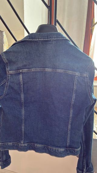 Giacca di jeans blu