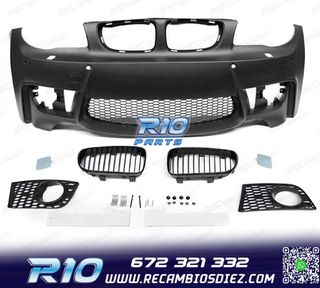 PARAGOLPES DELANTERO BMW E81 E82 E87 E88 04-13 LOOK 1M PDC +