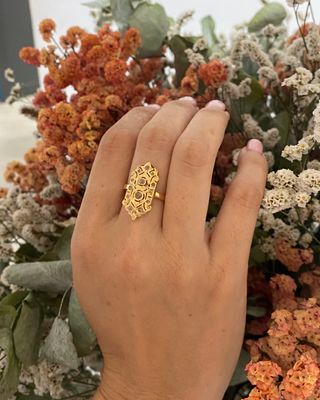 Sortija Vintage Oro 18kt Diamantes