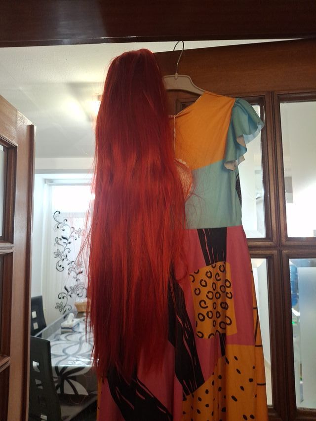 PRECIOS disfraz Halloween Talla 140 ,con peruca r