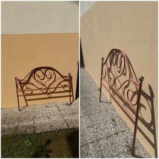 Testata letto in ferro battuto