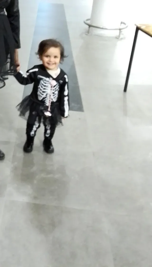 Disfraz Esqueleto Niña Talla 1-2