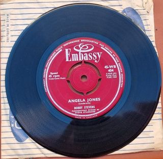 英7” Bobby Stevens Shakin All Over / Angela Jones 45WB404 Embassy /00080 Disco Bobby Stevens Shakin' All Over 1960 de segunda mano por 19