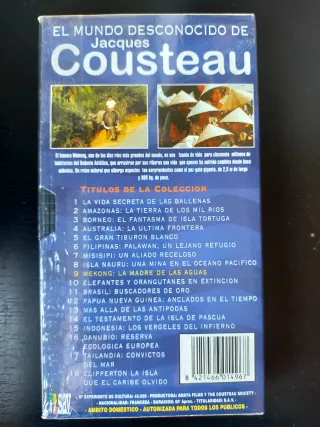Colección El Mundo Desconocido de Cousteau VHS