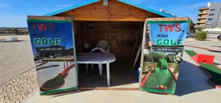 Minigolf Lusogolf Portátil - 12 Hoyos y Palos