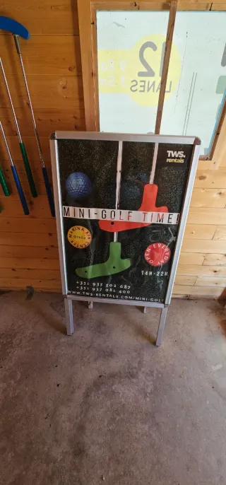 Minigolf Lusogolf Portátil - 12 Hoyos y Palos